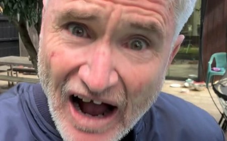 Dave Hughes defends urinating in glass backstage after shocking claim by comedian Melanie Bracewell: 'It's only happened four times!'