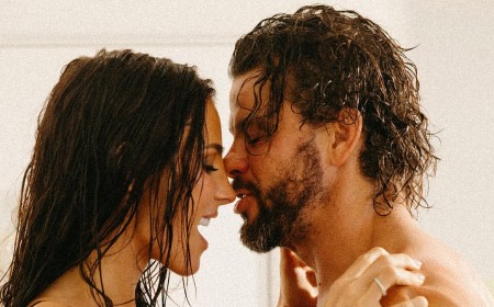 Lingerie-clad Indy Clinton shares very raunchy photos of her and her husband Ben Azar as she teases a new project