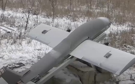 Russian drones spotted using screwed-on magnetic compasses as navigation aids — the on-board camera can occasionally tilt down to check bearings if satellite comms are lost