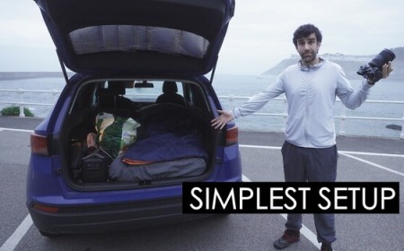 The Minimal Setup That Gets to Places a Camper Van Can't