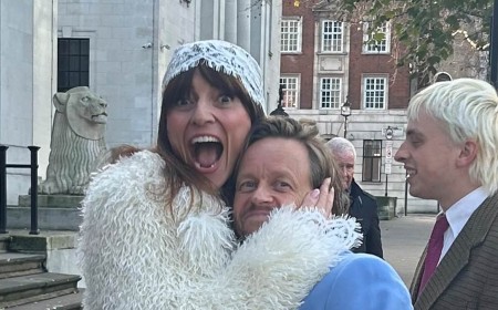 Davina McCall gets married again! Presenter ties the knot with hairdresser Michael Douglas in a lavish celebration at their Kent home - seven months after first nuptials