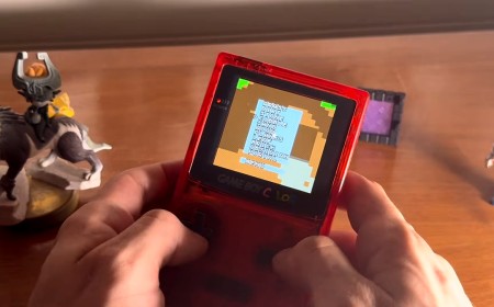 Minecraft shown running on Game Boy Color and Game Boy in 3D with textures — developer coaxed 3D look out of barely-there hardware