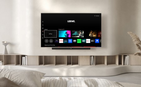 Loewe's new OLED TV wants to be the ultimate AV experience: each panel is 'individually calibrated before leaving the factory', and you can choose custom speaker setups — including the TV being the center of a wireless surround system
