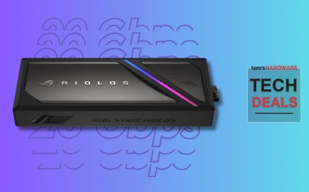 Grab a blazing-fast dual-interface M.2 SSD enclosure for just $59 on Amazon — Asus' tool-less ROG Strix Aiolos is 14% off right now, featuring transfer speeds up to 20 Gbps