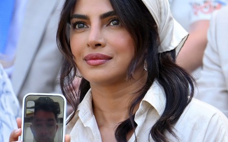 Priyanka Chopra FaceTimes Nick Jonas Mid-Wimbledon in Iconic Photos