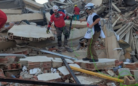 Robot snakes searched for Venezuela earthquake survivors in collapsed buildings