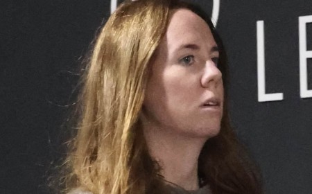 Jackie 'O' Henderson's manager Gemma O'Neill looks downcast at Westfield in a pair of pyjama-style pants as former KIIS FM star wipes her contact details from Instagram