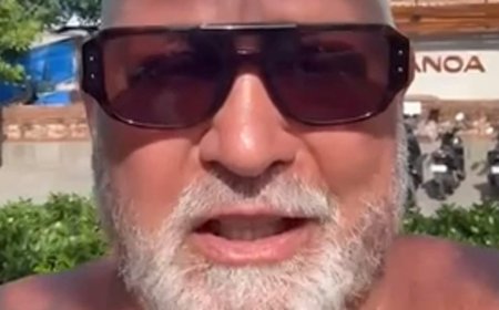 Mick Gatto reveals he is the next controversial guest to appear on Karl Stefanovic's podcast - as he sunbakes poolside in Bali following his arrest