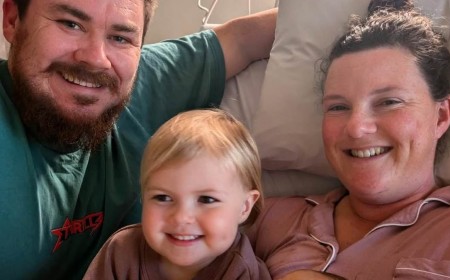 MasterChef's Pat McGarry welcomes second baby with fiancée Emma and reveals her sweet name
