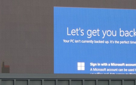 Backup and running? Not this digital sign