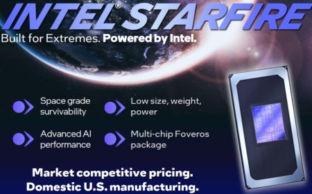 Intel's new space-grade Starfire chip is a Panther Lake SoC that puts an 18A CPU into orbit — chip designed for the US government leverages Intel 3 for the GPU