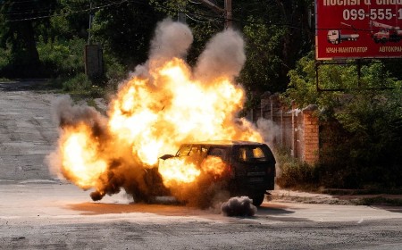Dramatic Ukraine War Photo Highlights Destructive Power of FPV Drones