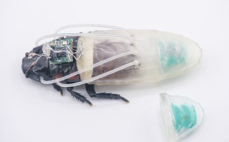 Scientists have created a 3D-printed remote-controlled cyborg cockroach equipped with IR cameras — living insects fitted with flexible 'diving suit' can survive and move underwater for three hours