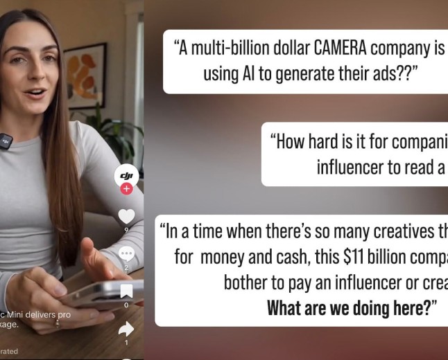 DJI Used an AI-Generated ‘Person’ In an Ad, Angering the Actual Humans Who Buy Products
