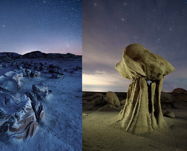 They Didn't Show, So I Went Into the Bisti Badlands Alone at Night Anyway