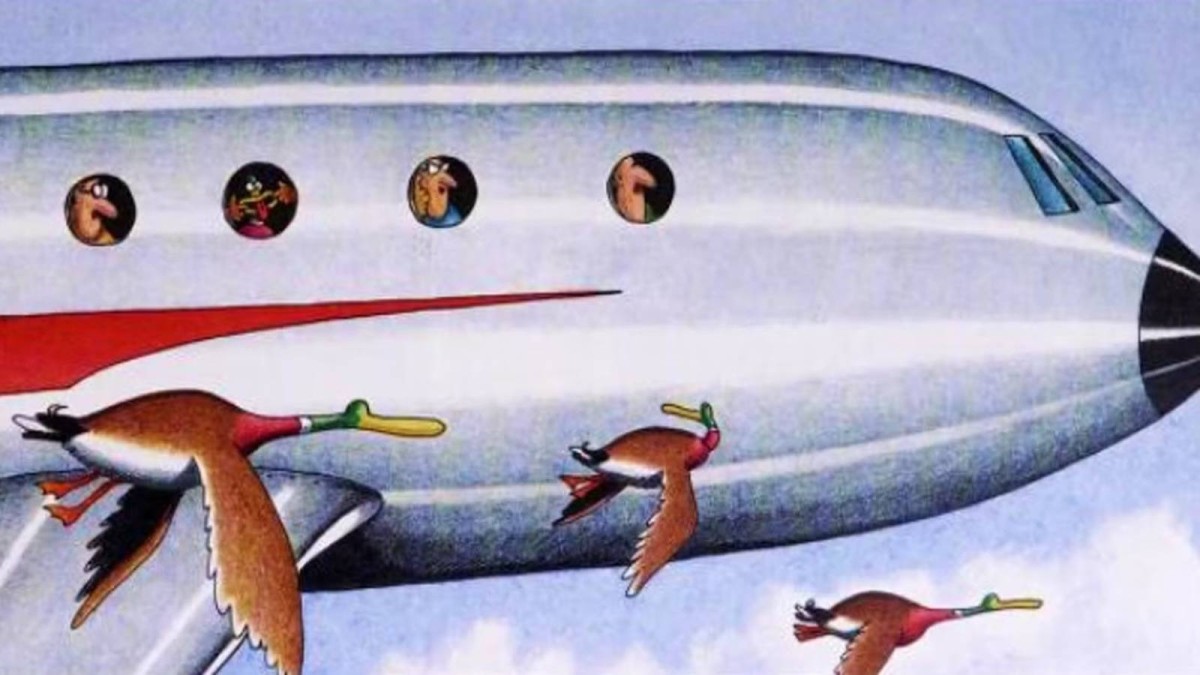 7 Flawless Far Side Comics Set On Airplanes