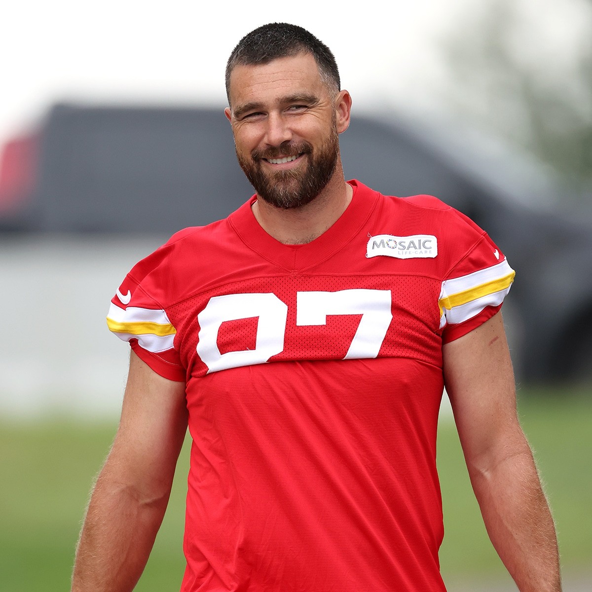 Andy Reid Reacts to Travis Kelce's "Dad Body" After Viral AI Video