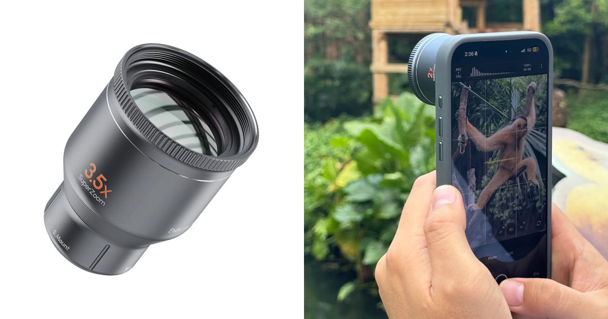 ShiftCam’s New Lenses Deliver 350mm Equivalent Focal Length on iPhone