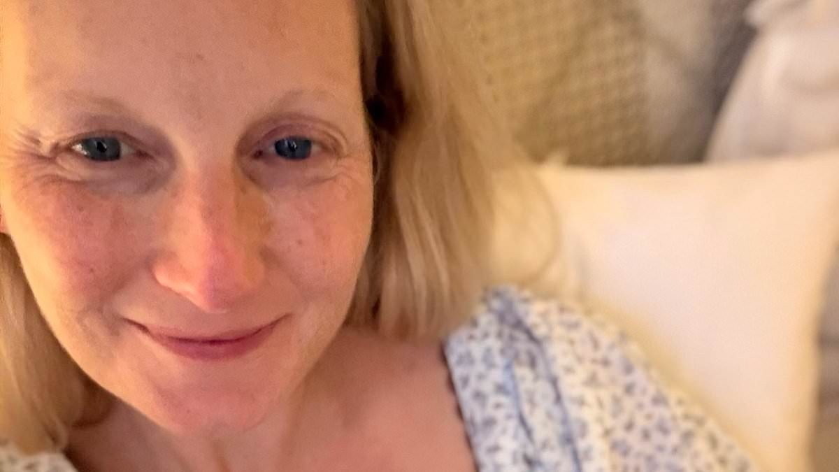 Sienna Miller's sister Savannah, 47, welcomes her fourth child as she shares sweet snap of baby boy after 'complicated' fertility journey