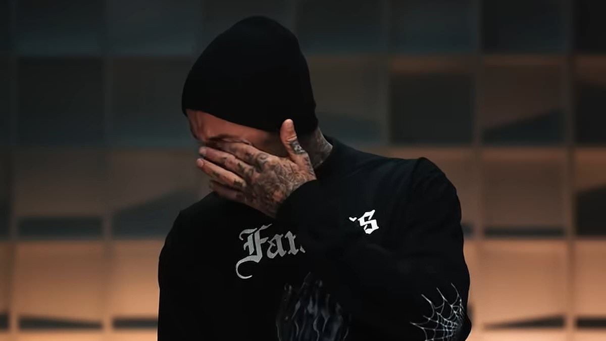 Travis Barker breaks down in tears as he recalls begging visitors to kill him in hospital after surviving plane crash that claimed lives of his two friends