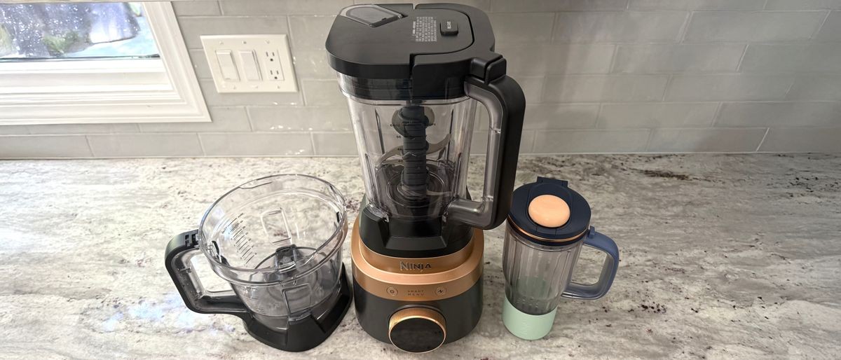 I went hands-on with the new Ninja CrushBOSS — and this three-in-one food processor and blender crushed through every food prep test I threw at it