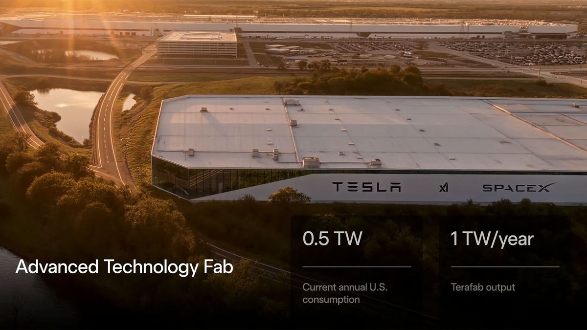Drone flyover reveals rapid progress at Elon Musk’s new ATCF chip fab — Texas site prepares for all-in-one logic, memory, and packaging facility
