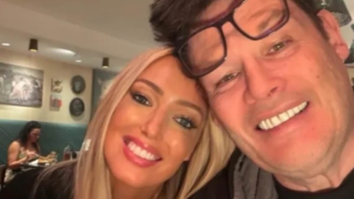 The Chase star Mark 'The Beast' Labbett and his TV presenter ex Hayley Palmer reunite two years after their acrimonious split when he 'refused to divorce' his second cousin