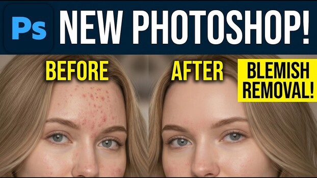 The Two Sliders That Control Every Blemish Edit in Camera Raw