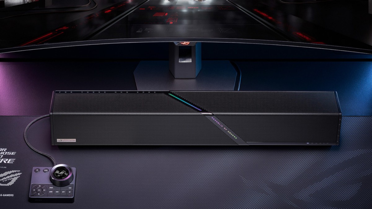 ASUS' first gaming soundbar is now available in the US for $600