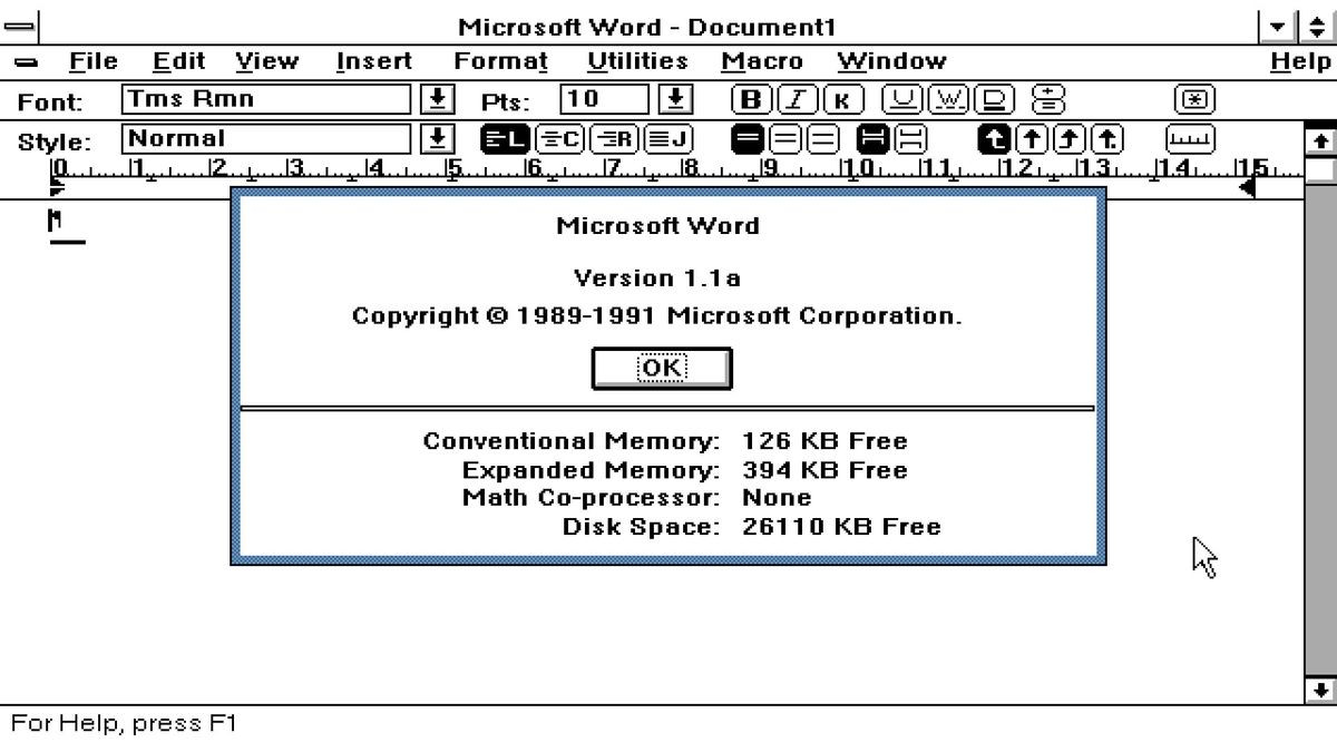 x64 port of Microsoft Word for Windows 1.1a arrives — you can now run this seminal 1990 word processor natively in Windows 11