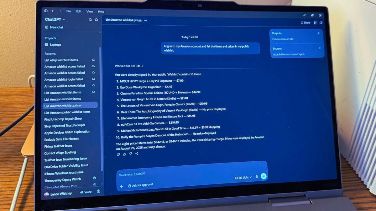 ChatGPT can log into your web accounts without you now - but should you let it?