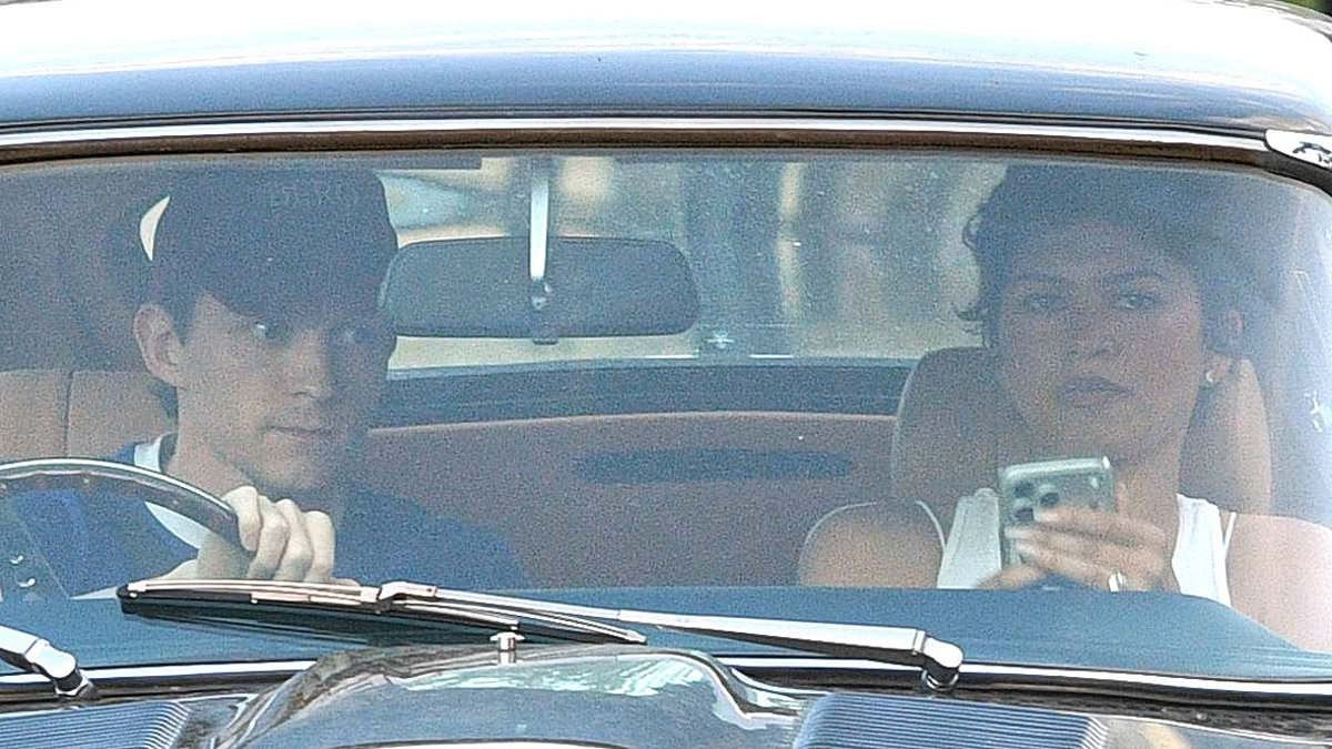 Zipping away on honeymoon? Newlyweds Zendaya and Tom Holland take a spin in a vintage Jaguar after their lavish star-studded $670,000 English wedding