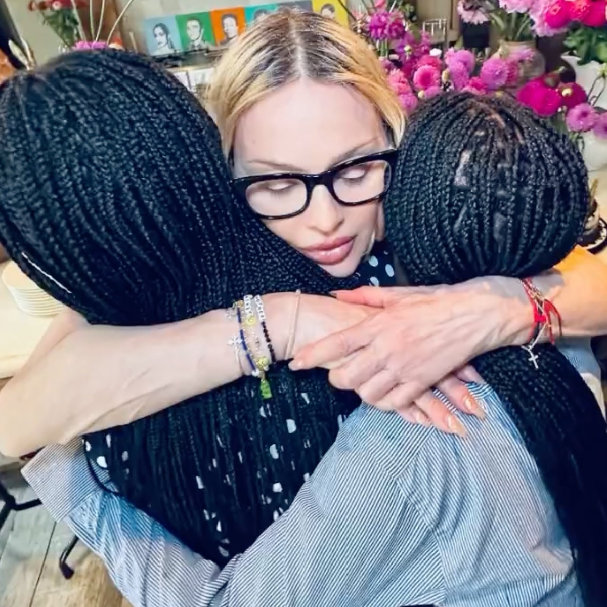 Madonna Shares Rare Childhood Photos of Twins Stella, Estere