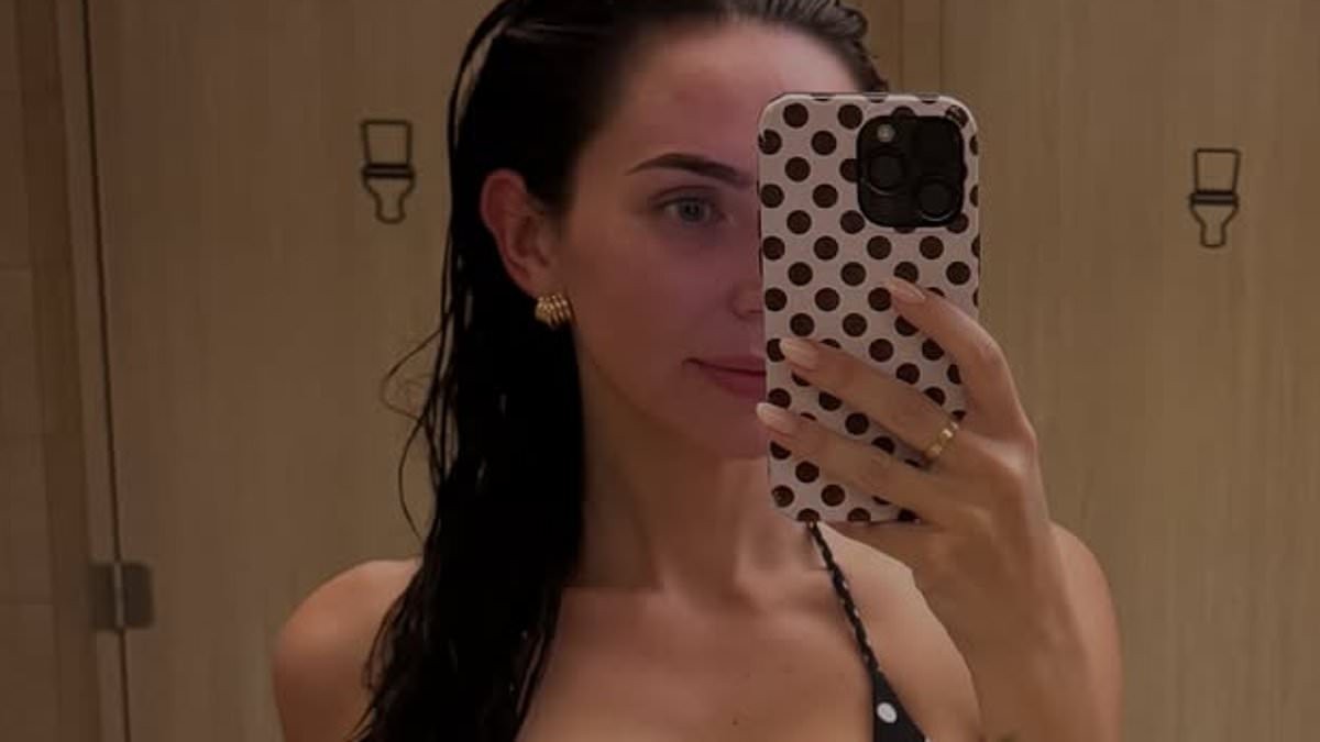 Tess Crosley shows Lachie Neale what he is missing with a sizzling bikini selfie as AFL star debuts new girlfriend following their affair drama