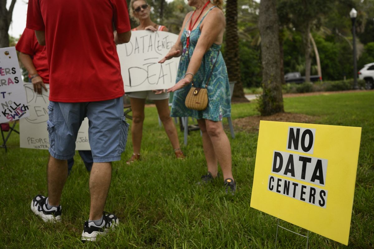 Trump says communities that reject data centers 'want to end up being backwards and poor' — President claims China 'could not be happier' with AI data center backlash in the US