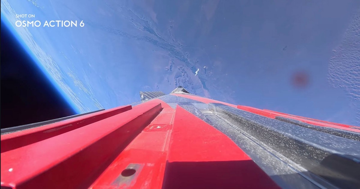 DJI Straps an Osmo Action 6 to a Rocket Ship for a Wild Ride
