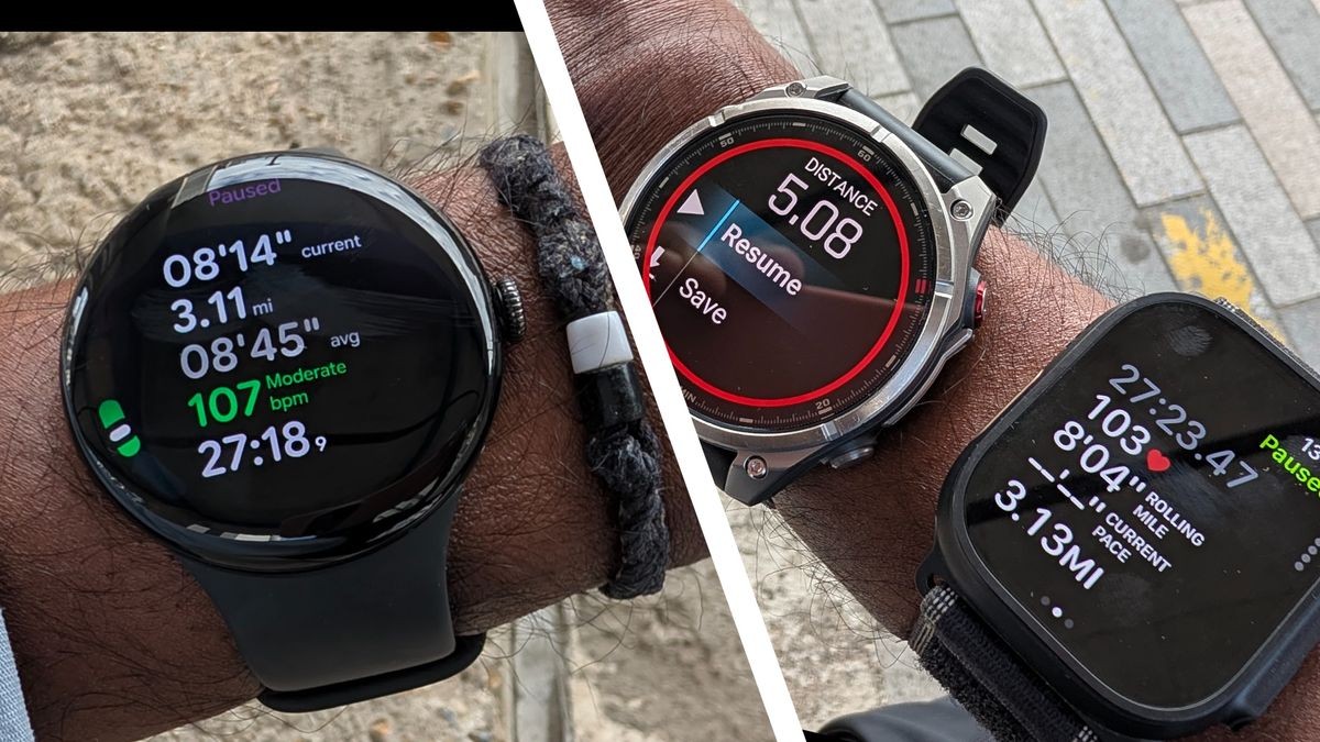 Google says the Pixel Watch 5 can beat Apple and Garmin for GPS accuracy — so I decided to test all three watches myself on the London Marathon course