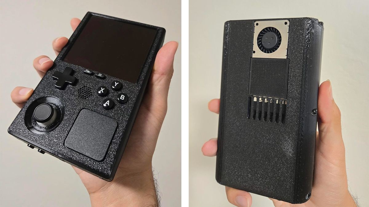 Resourceful gamer shrinks Valve’s Steam Deck into Game Boy, with custom 3D-printed cooling — plans display around 1200x1080, 90Hz AMOLED panel