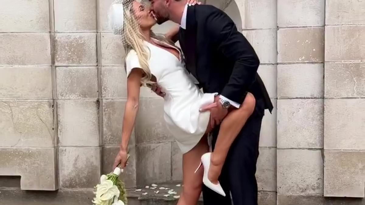 Love Island's Molly Smith and Tom Clare share insight into the 'stress' of planning their Mallorcan wedding after raucous legal ceremony finished with best man 'passing out'