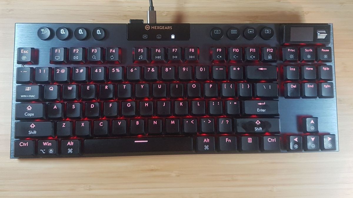 Upgrade to a premium wireless low-profile gaming keyboard for just $42 — save 42% on the hot-swappable Hexgears Immersion A3 TKL with these stackable discounts