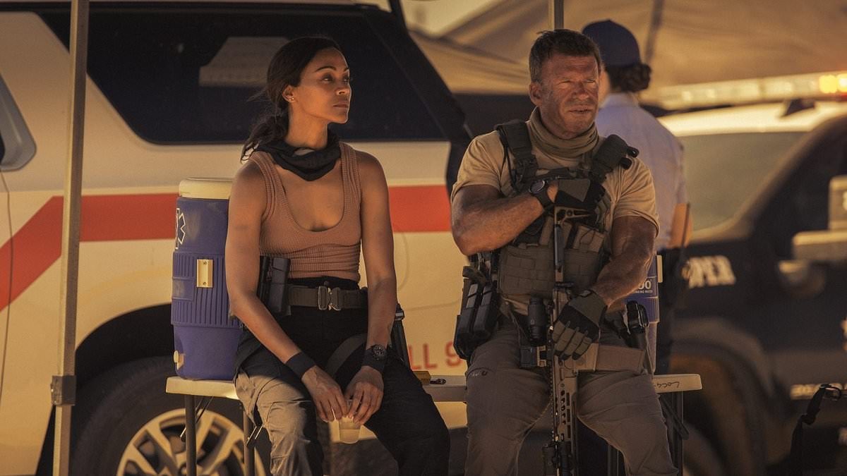 Zoe Saldana reveals choice Taylor Sheridan presents his cast... after Ed Harris blasted Yellowstone creator