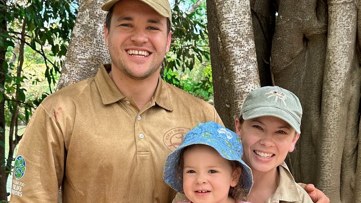 Bindi Irwin gushes as she shares eye-popping photo of her husband Chandler Powell flaunting his VERY muscular frame: 'How did I get so lucky?'