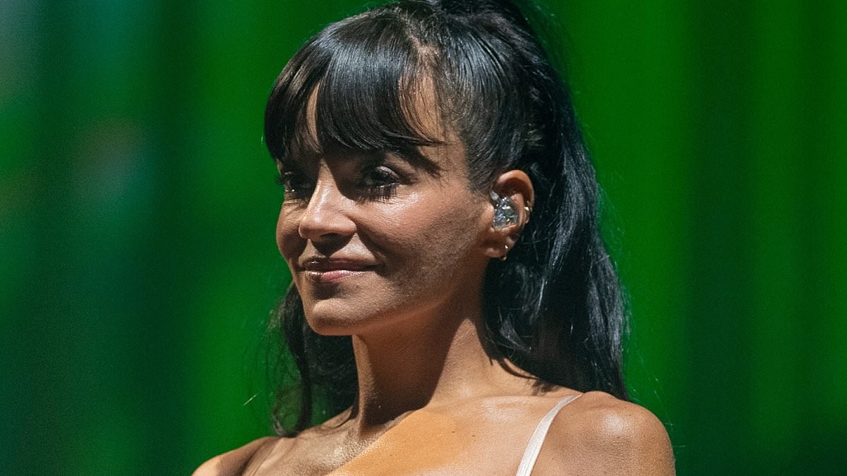 Lily Allen strips down to her underwear as she headlines Boardmasters Festival with her West End Girl show