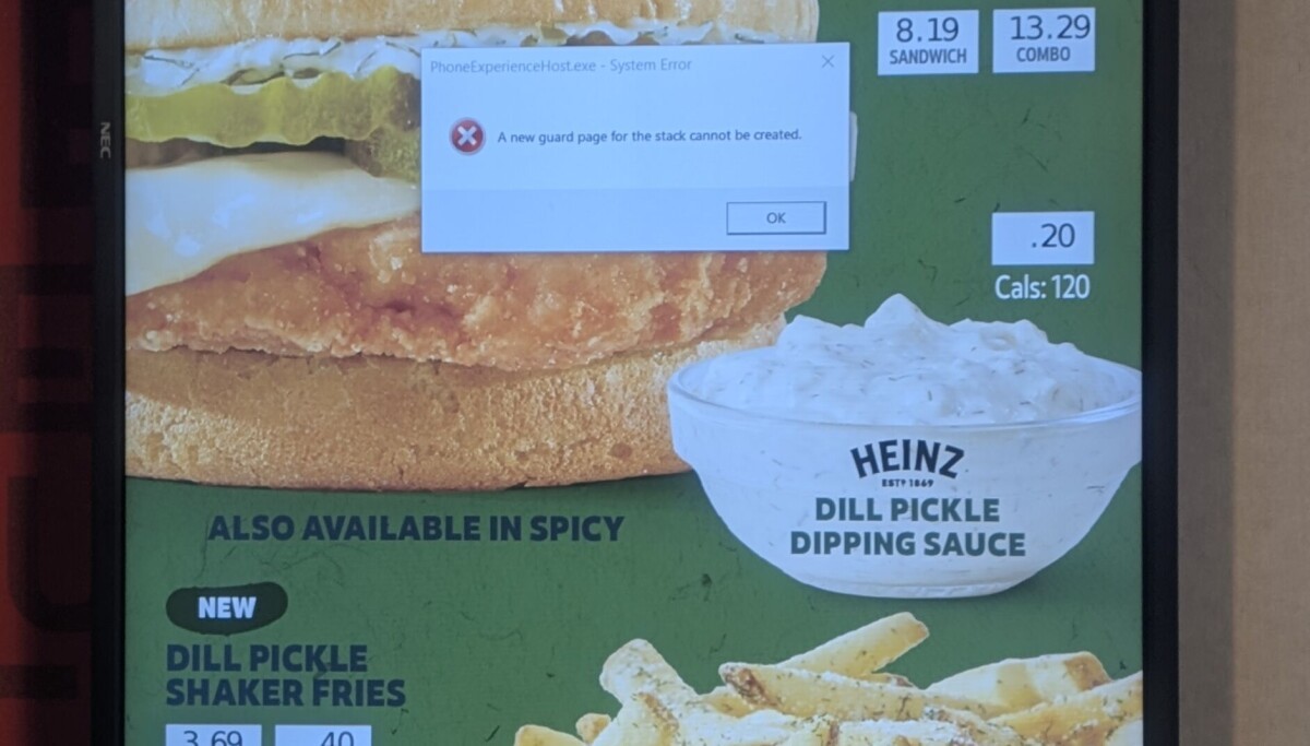 Everything is better with pickles... except Windows