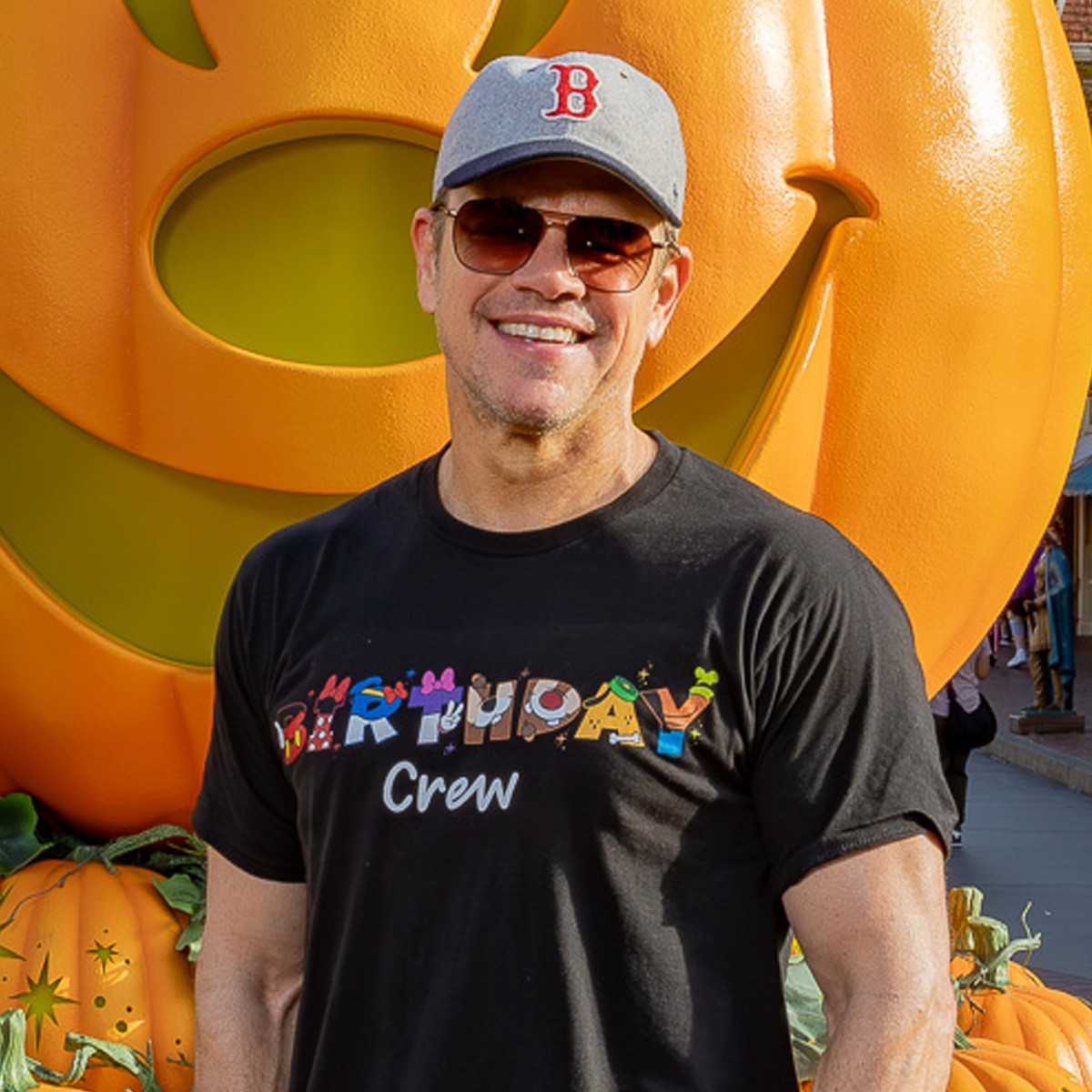 Matt Damon Celebrates Daughter Gia's 18th Birthday at Disneyland