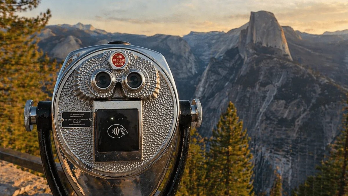 The 90-year history of the binoculars bolted to scenic overlooks
