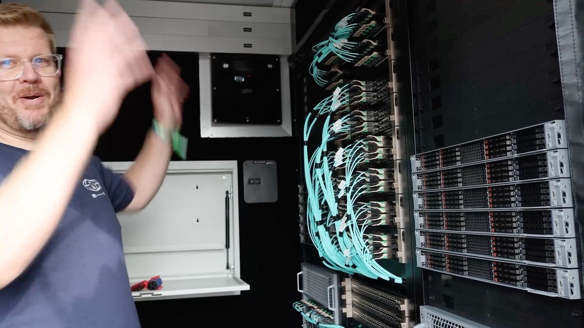 Palantir debuts 'war' data center in a container, full of Nvidia's B300 AI accelerators and open-weight models