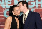 Glamorous Dua Lipa and Callum Turner pack on the PDA as they make first red carpet appearance as a married couple at the One Night Only premiere in NYC