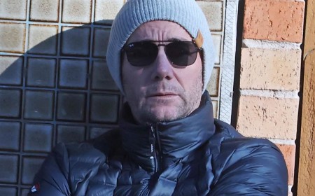 Nine star Michael Willesee Jr spotted riding his bike and going for coffee with wife Allison Langdon after viewers brutally remarked he looked like a 'mortician' as Today fill-in