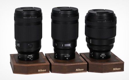 Nikon’s Japan-Exclusive Nikkor Z Wooden Lens Stand Is Gorgeous